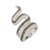 Metal 18k Gold Nature-Inspired Black & White Diamond Snake Cocktail Ring Size 7 For Sale - Image 7 of 16