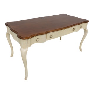 Hooker Country French Cherry & Painted Finish Desk For Sale