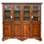 19th Century Large Cupboard or Bookcase with Glass Vitrine, Pine, Spain Restored For Sale - Image 15 of 18