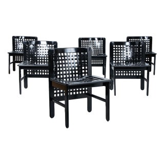 Chairs by Titina Ammannati and Giampiero Vitelli for Pozzi and Verga, 1970s, Set of 6 For Sale