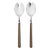 Contemporary Mepra Fantasia 2-Piece Salad Servers Set, Tobacco For Sale - Image 3 of 3
