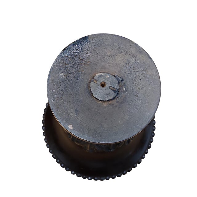 Late 19th Century 19th Century Georgian Mahogany Carved Urn For Sale - Image 5 of 5