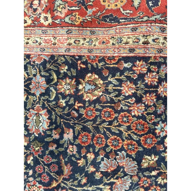 Vintage Turkish Hereke Rug, 1980s For Sale - Image 11 of 18