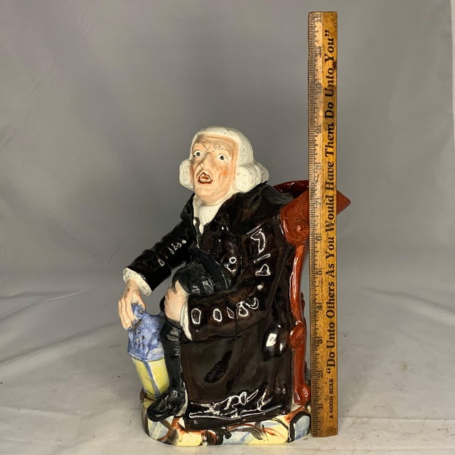 Antique Staffordshire Night Watchman Toby Jug: George Whitfield, c. 1810-1830 For Sale - Image 10 of 10