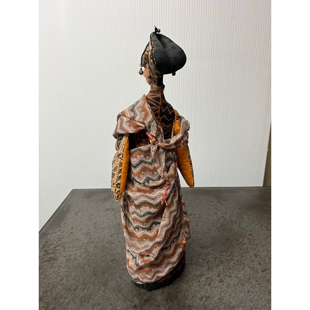 Textile Elsie Taylor African Dressed Doll Figure For Sale - Image 7 of 11