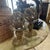 Pair of Vintage Asian Ornate Brass Candle Holders For Sale In Miami - Image 6 of 6