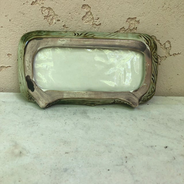 1950s C. 1950 French Majolica Shell Platter For Sale - Image 5 of 8