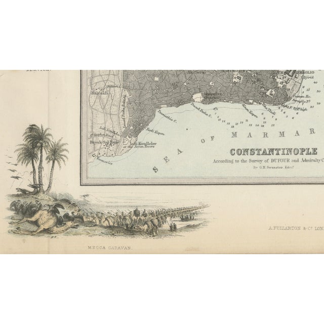 Antique Map of Turkey and Constantinople from Fullarton, 1865 For Sale - Image 9 of 10