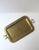 Brass Brass Tray With Handles, Entertaining or Vanity, Circa Mid-20th Century For Sale - Image 8 of 12
