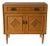 Oak Storage Cabinet With Doors Swedish Mid-Century Modern 1960s For Sale
