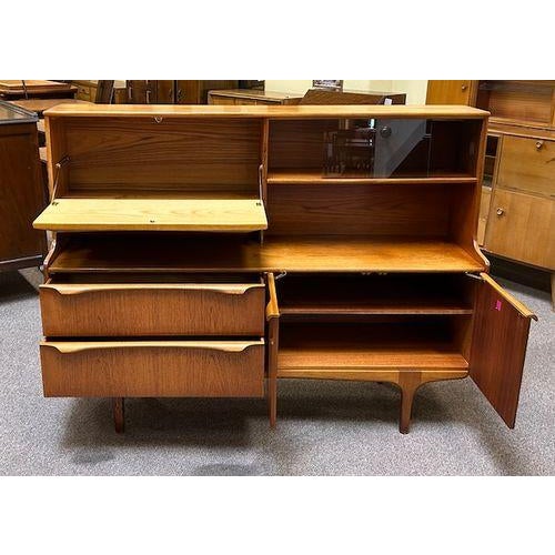Mid-Century Modern European Mid Century Modern Teak Mid-Board / Cocktail Credenza by S. Form, Uk c.1960 For Sale - Image 3 of 12