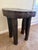 Early 20th Century Antique Hand-Carved Wood and Iron Side Table With Sculptural Primitive Form For Sale - Image 5 of 14