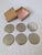 Mid-Century Modern Engraved Pewter Glass Coasters by Just Andersen, 1930s, Set of 12 For Sale - Image 3 of 16