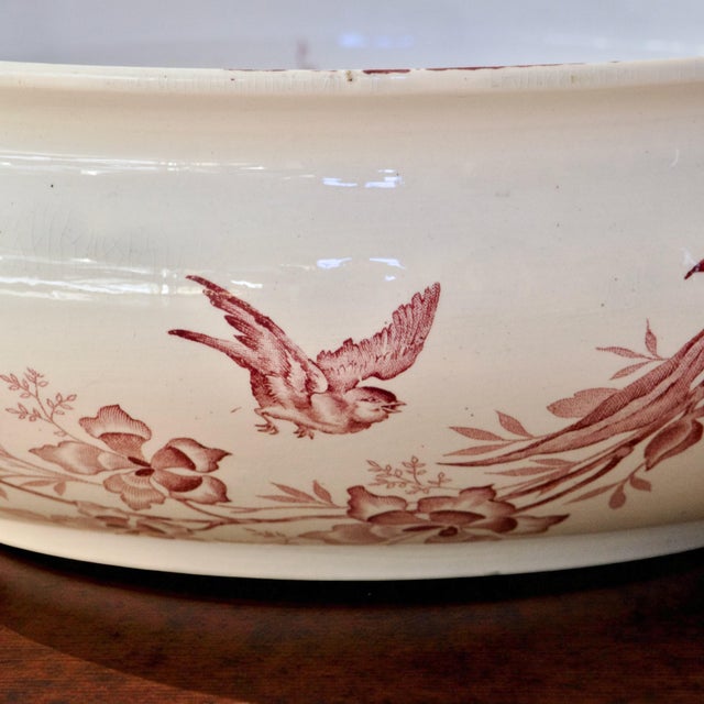 Antique French Bowl by St Amand, 1885 For Sale - Image 6 of 9