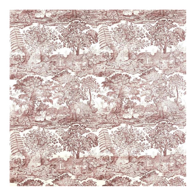Sanderson Highgrove Toile Fabric in Gritstone - a sample For Sale