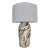1970's Mid-Century Modern Glazed Ceramic Table Lamp For Sale