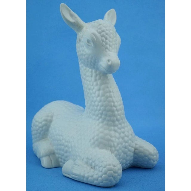 Art Deco Ceramic Baby Deer Sculpture by Giovanni Gariboldi for Richard Ginori Factory, Italy, 1900s For Sale - Image 12 of 18