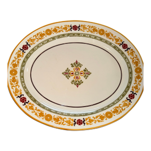 Williams-Sonoma Asolo Serving Platter 20" Oval Italian Pottery Rare
