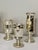 Late 19th Century Collection of 7 Antique Mercury Glass Vases For Sale - Image 5 of 14