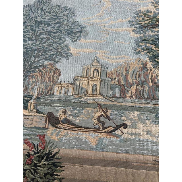 Aubusson Style Jacquard Tapestry, 1980s For Sale - Image 4 of 18