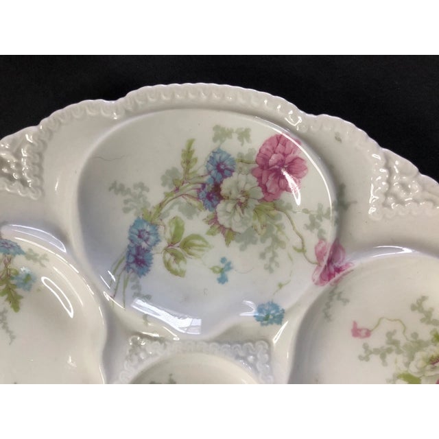 Theodore Haviland Vintage Theodore Haviland Limoges Oyster Plate For Sale - Image 4 of 5