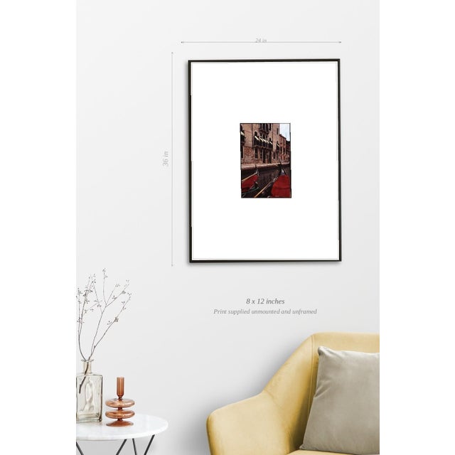 Paul Cooklin, Red Velvet Gondolas, Venice, Italy, Edition of 50 For Sale - Image 4 of 7