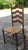 Vintage Rush Ladderback Kitchen Dining Room Chairs For Sale - Image 4 of 9