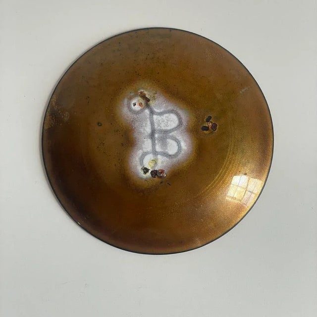 1970s 1970s Enameled Trinket Dish For Sale - Image 5 of 5