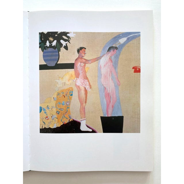 This " David Hockney Paintings " rare vintage 1994 first edition lithograph print hardcover Pop Art book is an incredibly...