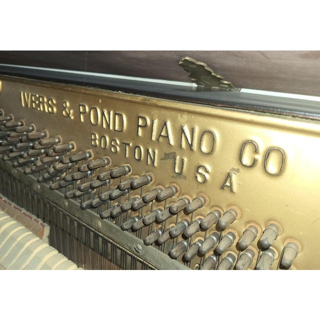 Mid-Century Modern Ivers & Pond Vintage Upright Piano 1900 Edwardian Style For Sale - Image 3 of 11