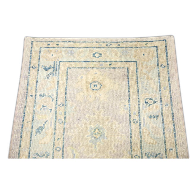 2010s Turkish Oushak Rug Oriental Handmade 2'4" X 3'3" For Sale - Image 5 of 5