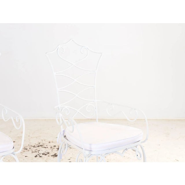 This single charming Rene Drouet French Bistro chairs exudes the perfect blend of elegance and time-worn charm. These...