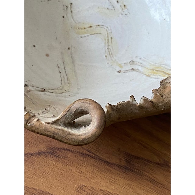 Vintage Ceramic Bowl Abstract Art Nature Nova Scotia/Port Clyde Pottery For Sale In Baltimore - Image 6 of 12
