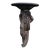 Vintage Rare Concrete Cherub Bird Bath With Weathered Patina. For Sale
