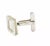 25129 - Baraka Mother of Pearl 18k Two Tone Gold Square Top Stud Cufflinks, 2 Pieces For Sale - Image 4 of 6
