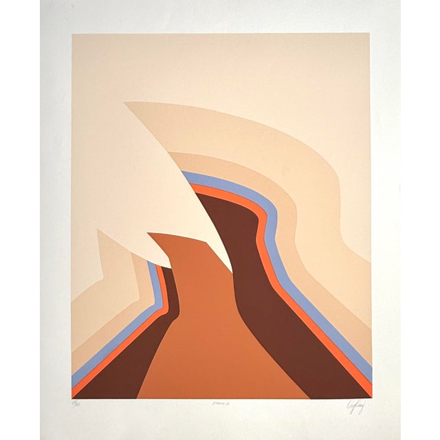 Douglas Danz (American, 1939-2020) - Phoenix III Screenprint, Signed (ca. 1970, Numbered). Abstract minimalist Phoenix...