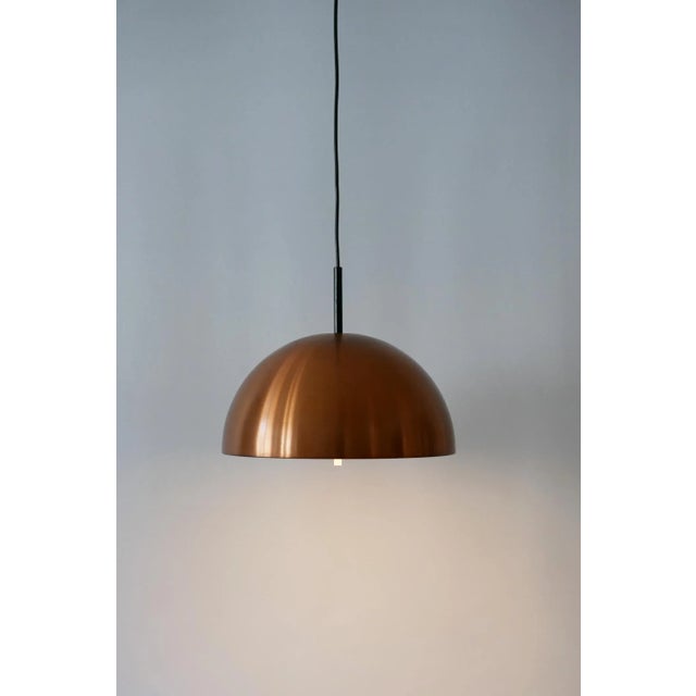 German Copper Pendant Lamp from Staff, 1960s For Sale - Image 6 of 18