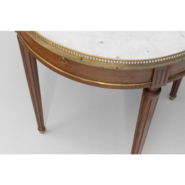 Brown Antique Bouillotte Table, 1900 For Sale - Image 8 of 12