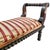 1920s Late 19th Century Jacobethan Revival Miniature Striped Spool Bench For Sale - Image 5 of 18
