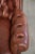 Brown Chesterfield Club Chair in Cowhide Leather For Sale - Image 8 of 13