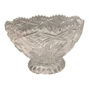 Vintage Pressed Glass Bowl