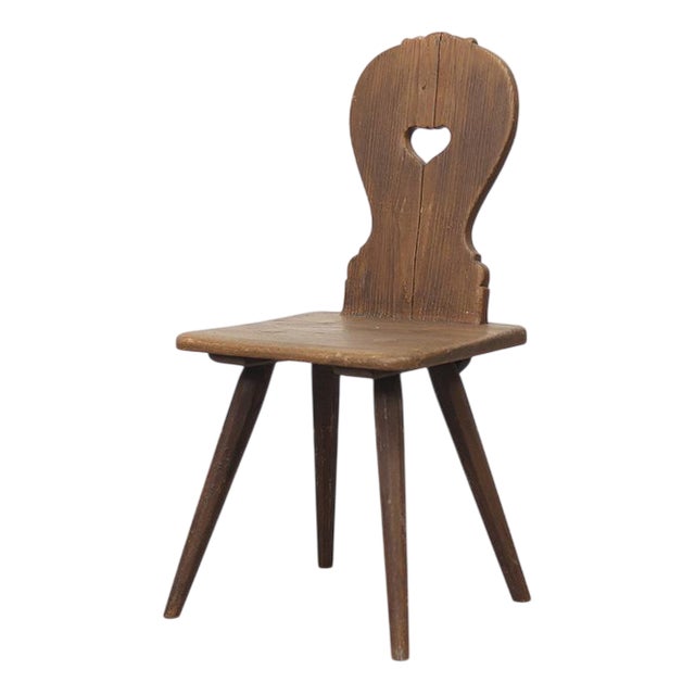 Primitive Folk Art Chair For Sale