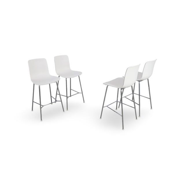 Postmodern Vintage Hal Re Bar Stools by Jasper Morrison for Vitra, Set of 4 For Sale - Image 3 of 12
