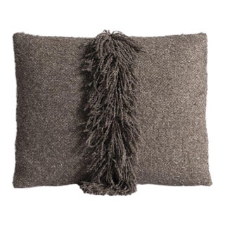 Lancaster Signature Fringe Pillow in Berber Stone For Sale