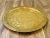 A highly crafted, vintage engraved and detailed Middle Eastern tray. Constructed of solid brass with intricate multi-...