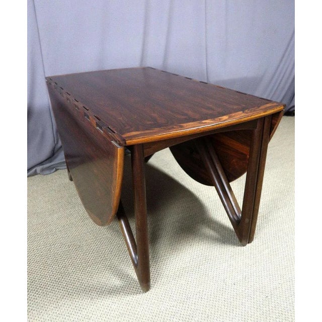 Brown Danish Dining Table by Kurt Ostervig, 1960 For Sale - Image 8 of 13
