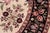 1990s Art Nouveau 1990's Kashan Pak-Persian Beige/Black Wool Round Rug- 6'2'' X 6'3'' For Sale - Image 5 of 9