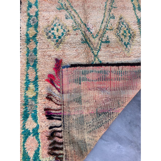 Moroccan Ait Bou Sbaa Vintage Rug 5x8 Ft For Sale - Image 11 of 12