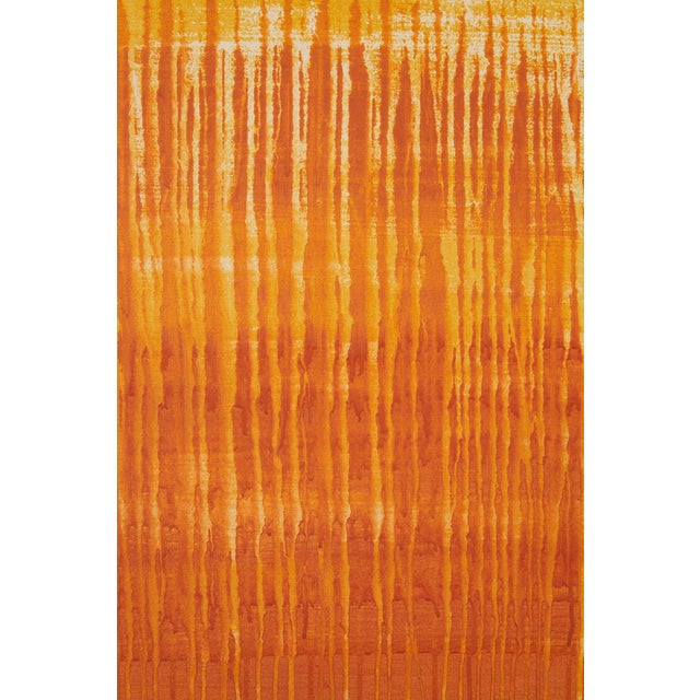 Textile "Volcanic Monochrome 4" Large Original Abstract Painting by Simon Findlay For Sale - Image 7 of 17
