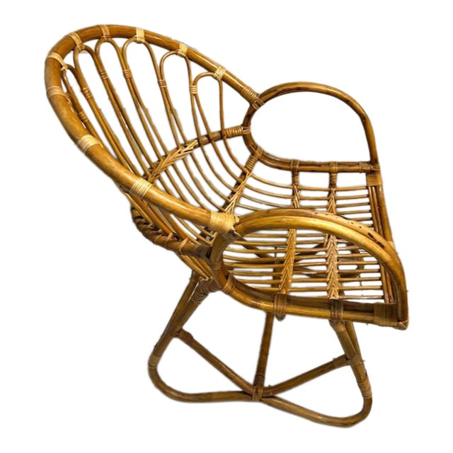 1970s Attributed to Frank Albini Scoop Chair For Sale